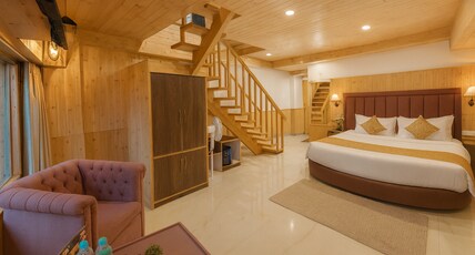 Himalayan Riverside Resort - Manali Room Type - Duplex Suite with Balcony & River View