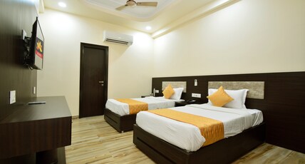 Kapish Home - All Pure Veg, Jagatpura Near Akshaya Patra Room Type - Standard Twin Room