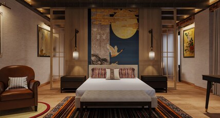 Taj Gangtey Resort and Spa Room Type - Deluxe Room Twin Bed