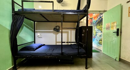 Mandala House Party Hostel Room Type - 4 Bed Non-AC Mixed Dormitory Room