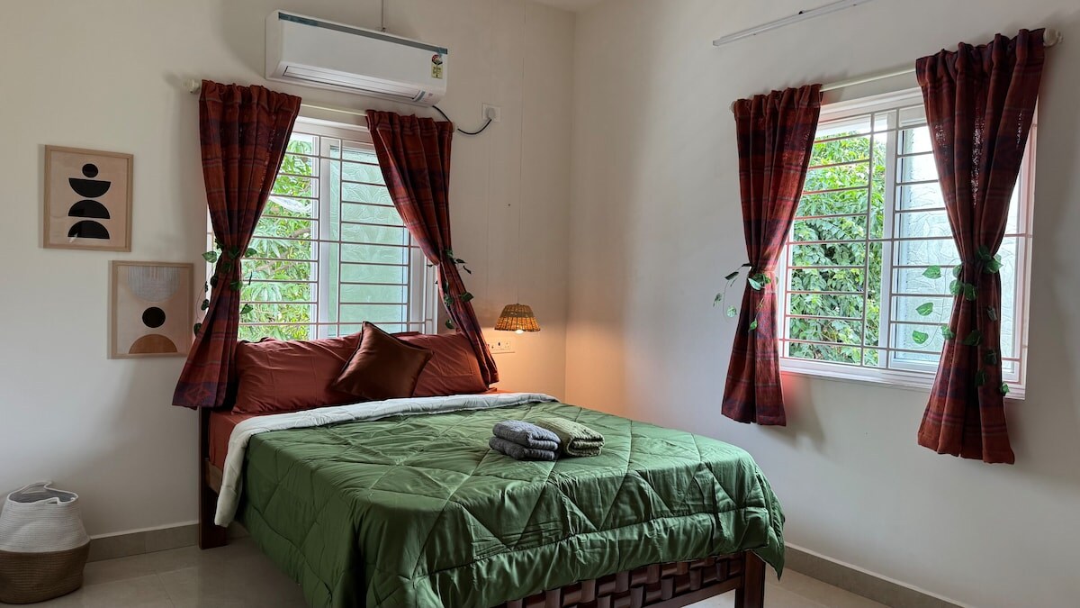 Aloha Stays Boho themed 2BHK in Velachery Kitchen - Tap to explore photos