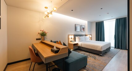 Orchid Parc Bengaluru- Manyata Business Park. Room Type - Studio Executive
