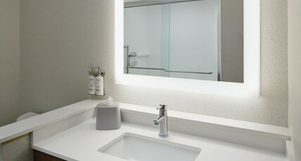 Holiday Inn Express and Suites Brunswick Room Type - 1 King Suite Communications Accessible