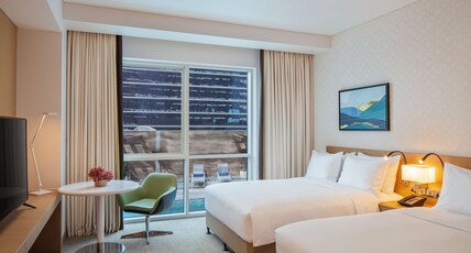 DoubleTree by Hilton Fujairah City Room Type - TWO DOUBLE BEDS GUEST ROOM