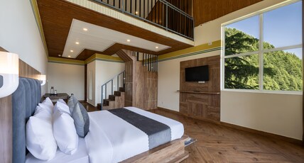 Echor Alpine Meadows Khajjiar Dalhousie Room Type - Duplex Attic Room with Balcony (Valley View)