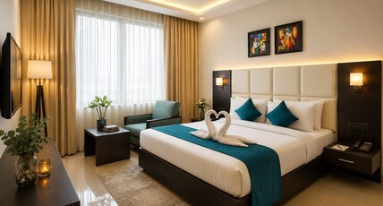 MM CONTINENTAL,MULLANA Room Type - Deluxe King Room