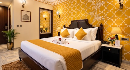 Laxmi Palace Heritage Boutique Hotel Room Type - DELUXE Double Or Twin Room - Ground Floor (Free Pick up on Arrival only from Train or Bus station - 