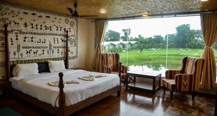 Statue of Unity Eco Camp Room Type - LAKE VIEW COTTAGES Statue of Unity Eco Camp Room Type - LAKE VIEW COTTAGES
