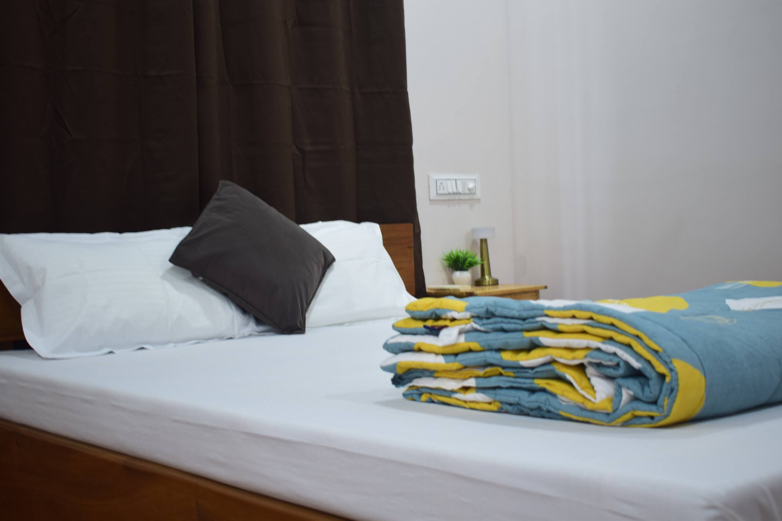 Snehalaya modern spacious room in boutique 3BHK - Tap to explore photos