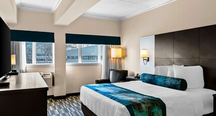 Best Western Downtown Sudbury Centreville Room Type - 1 King Bed, Non-Smoking, Executive Room, Work Desk, Refrigerator, Wi-Fi, Continental Breakfast Best Western Downtown Sudbury Centreville Room Type - 1 King Bed, Non-Smoking, Executive Room, Work Desk, Refrigerator, Wi-Fi, Continental Breakfast
