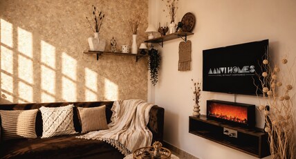 Luxe Earthy Cozy 1BHK | 43inch SmartTV | WiFi | AC Room Type - Luxe Earthy Cozy 1BHK | 43inch SmartTV | WiFi | AC