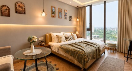 Nostalgic 90s Aravalli View 90s Decor Sunrise Room Type - Nostalgic 90s Aravalli View 90s Decor Sunrise