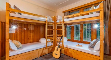 Zostel Shangarh Room Type - A bed in 4 Bed Mixed Dorm | Shared attached Washroom |