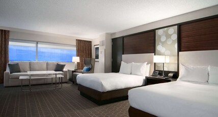 Hilton Atlanta Airport Room Type - LARGER CORNER ROOM - 2 QNS