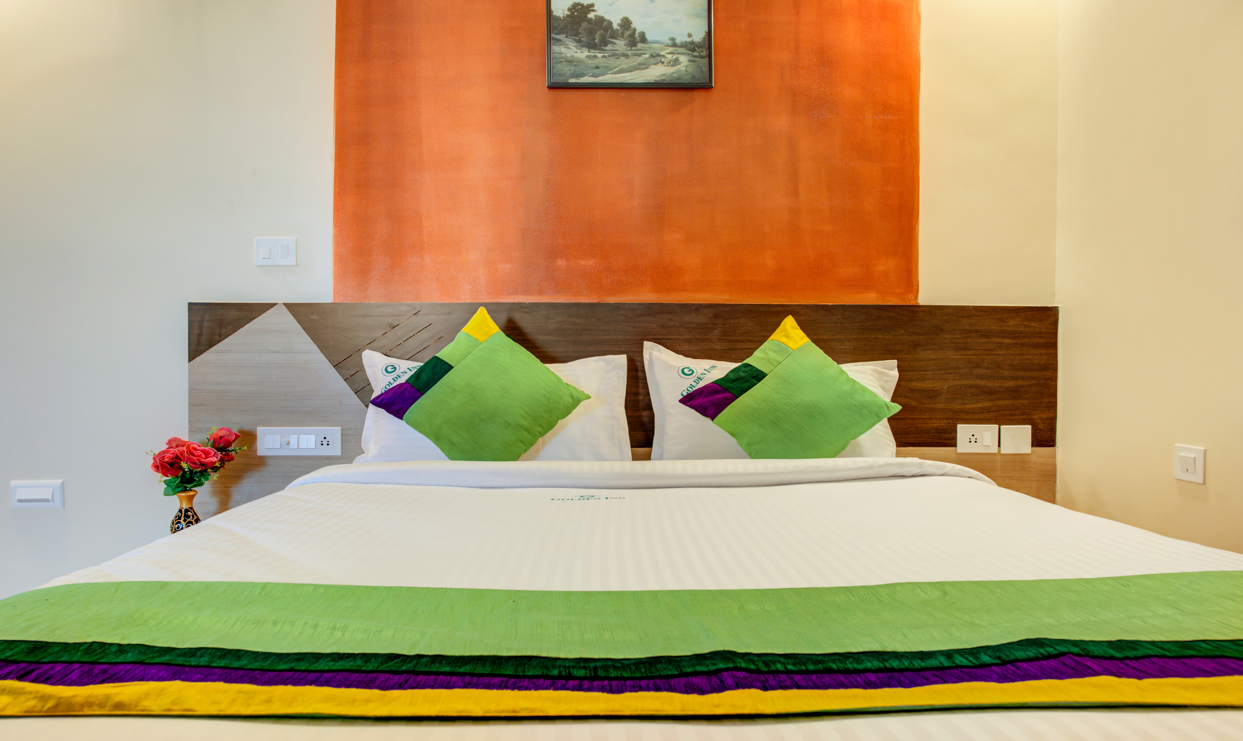 Treebo Golden Inn, 700 Mtrs From Promenade Beach - Tap to explore photos