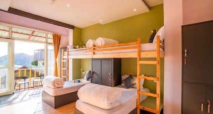 Zostel Banikhet (Dalhousie) Room Type - 1 Bunk Bed | Deluxe 4 Bed Mixed Dorm (with balcony) | Shared En-suite Washroom Zostel Banikhet (Dalhousie) Room Type - 1 Bunk Bed | Deluxe 4 Bed Mixed Dorm (with balcony) | Shared En-suite Washroom