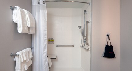 Holiday Inn Express & Suites Tulsa Downtown Room Type - 1 King Standard Mobil Access Roll Shwr