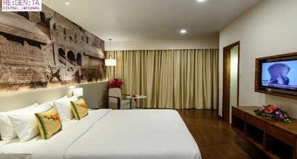 Regenta Central Jaipur Room Type - Deluxe King Room - Enjoy Happy Hour 1+1 mocktail 11am-7pm