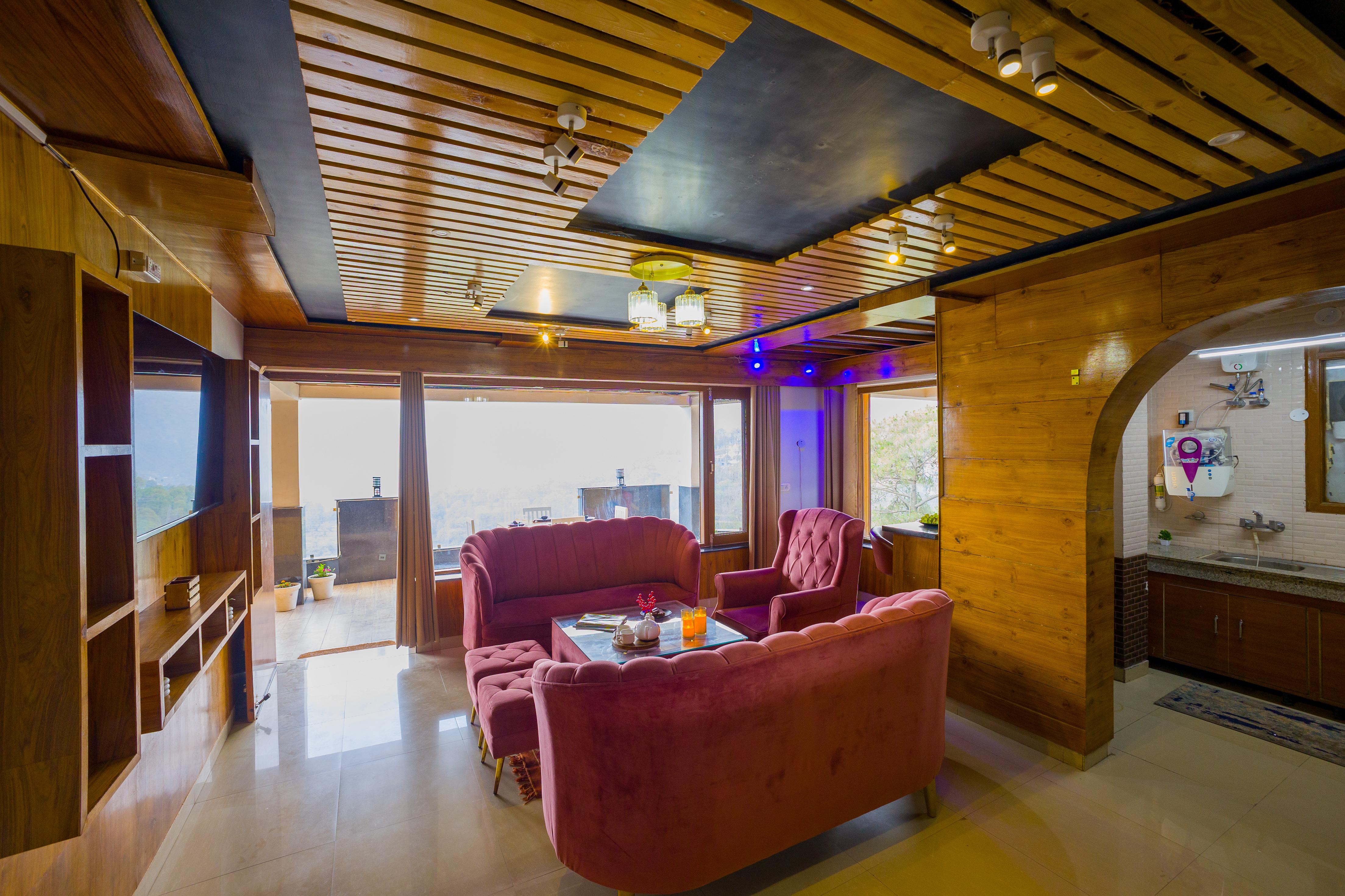 The Castle Villa | Luxury Valley View Villa in Kasauli - Tap to explore photos