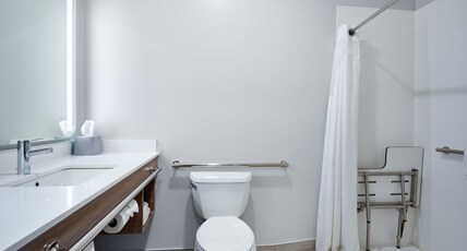 Holiday Inn Express Hotel & Suites SWIFT CURRENT, an IHG Hotel Room Type - 1 Queen Standard Mobility Accessible Tub