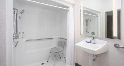Holiday Inn Express Hotel & Suites Grand Junction Room Type - 1 King Standard Mobility Accessible Roll in Shower Holiday Inn Express Hotel & Suites Grand Junction Room Type - 1 King Standard Mobility Accessible Roll in Shower