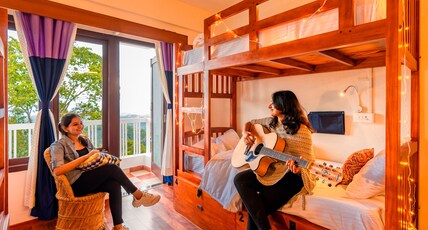 Monkey Tribe Munnar Room Type - Female-Only Dorm | 1 Bunk bed in 8-Bed Female Dorm | Shared Ensuite Washroom
