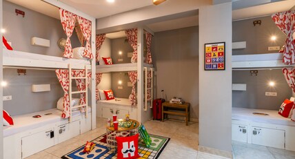 Moustache Jaipur | Hostel & Rooftop Bar Room Type - Standard 12 Bed Mixed Dorm With Cooler