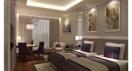 Singhania Sarovar Portico Room Type - Deluxe Room - 2 Single Bed With work desk