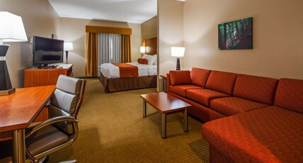 Best Western Plus Finger Lakes Inn & Suites Room Type - Suite-1 King Bed, Mobility Accessible, Bathtub, Sofabed, Non-Smoking, Full Breakfast Best Western Plus Finger Lakes Inn & Suites Room Type - Suite-1 King Bed, Mobility Accessible, Bathtub, Sofabed, Non-Smoking, Full Breakfast
