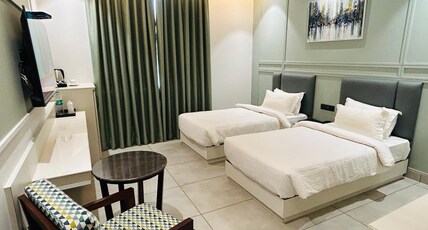 Five Elements Hotels Goldleaf - 3kms from Railway Station, Haldwani Room Type - Superior Twin Bed Room Five Elements Hotels Goldleaf - 3kms from Railway Station, Haldwani Room Type - Superior Twin Bed Room