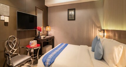 A&EM Ben Thanh Hotel Room Type - Senior Deluxe Double Room No Window - Afternoon Tea A&EM Ben Thanh Hotel Room Type - Senior Deluxe Double Room No Window - Afternoon Tea