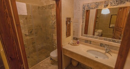 Osmanbey Cave House - Cappadocia Cave Hotel Room Type - Comfort Twin Room with City View 108 Osmanbey Cave House - Cappadocia Cave Hotel Room Type - Comfort Twin Room with City View 108