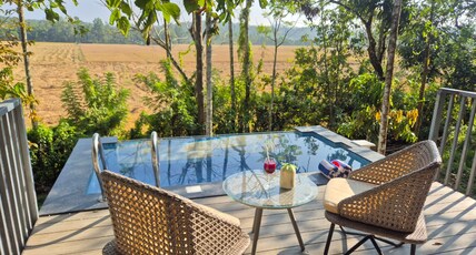 Raindrops Resorts Wayanad Room Type - Private Pool Villa - Paddy view