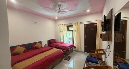 Hotel Devlok (Property At Kedarnath Trek Start Point) - Gauri Kund, Kedarnath Room Type - triple bed room with hill view