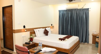 M R RESIDENCY LODGING & BOARDING, LOKAPUR Room Type - Deluxe AC Double Bed