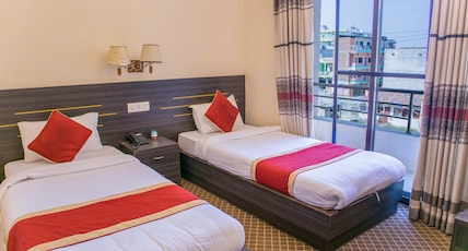 Mirage Inn Pvt. Ltd. Room Type - Deluxe Twin Room with Private Attached Bathroom Mirage Inn Pvt. Ltd. Room Type - Deluxe Twin Room with Private Attached Bathroom