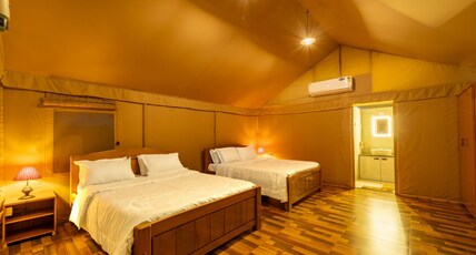 Forest Safari Retreat (FSR) Room Type - AC African Tent 3 (Max 5 sharing)