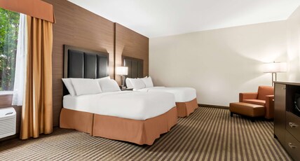 Best Western Plus Fergus Hotel Room Type - Accessible - 2 Queen, Mobility Accessible, Roll In Shower, Work Desk, Microwave And Refrigerator, Wi Best Western Plus Fergus Hotel Room Type - Accessible - 2 Queen, Mobility Accessible, Roll In Shower, Work Desk, Microwave And Refrigerator, Wi