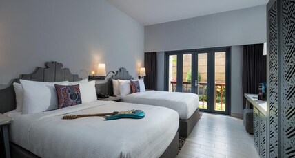 Hard Rock Hotel Bali Room Type - Deluxe Two Queens