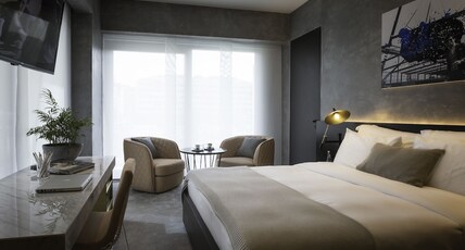 The Mill Hotel Bomonti Room Type - Deluxe Queen Room Garden View