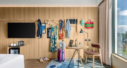 Moxy Bengaluru Airport Prestige Tech Cloud By Marriott Room Type - Moxy Executive, Pool View
