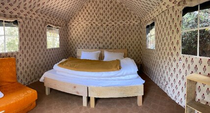 Happy Riverside Camps | Rooms & Guided Treks Room Type - Luxury Camping Tent