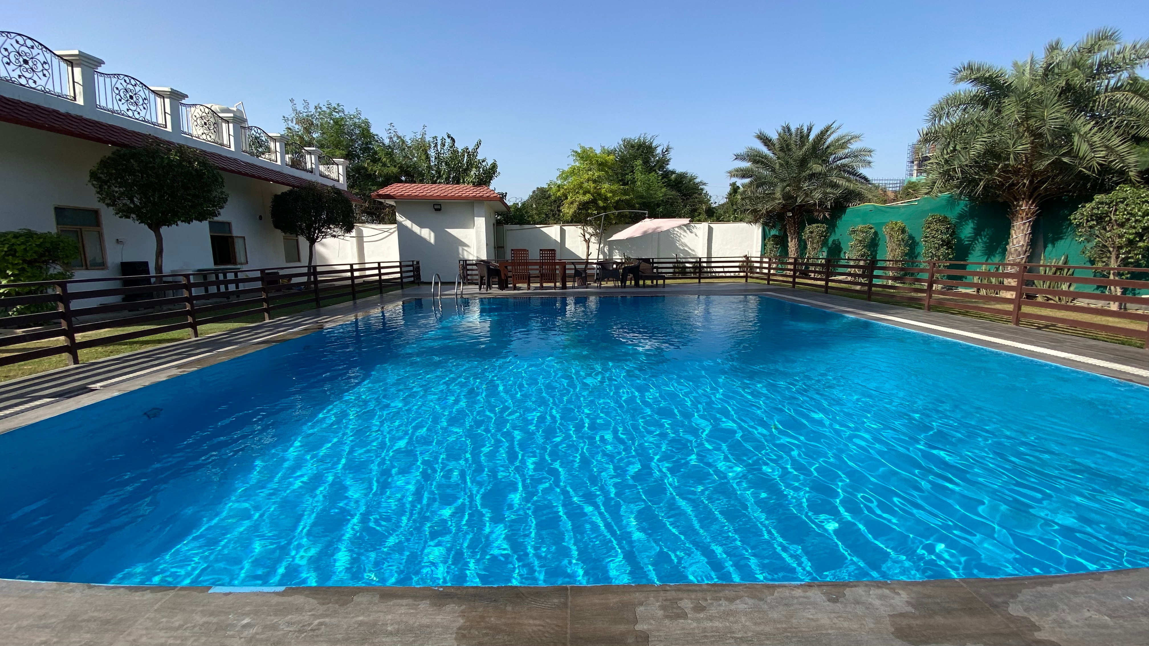 Bougainvillea Farm 3BHK Pool Farm House - Tap to explore photos
