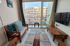 2BHK Glistening Pool front | Zennova Stays