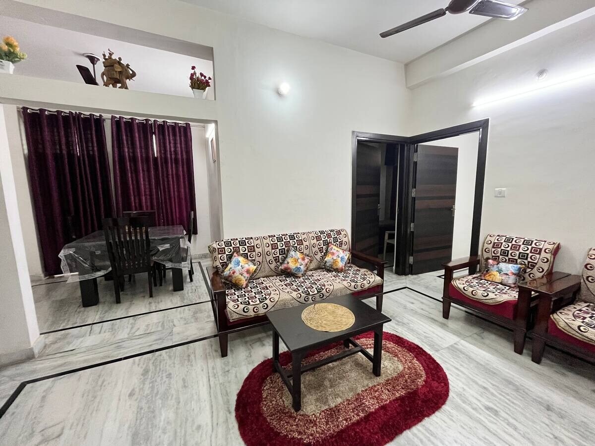 Pearl White | Entire Homely 3BHK Apartment - Tap to explore photos