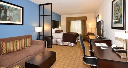 Best Western Plus Lytle Inn & Suites Room Type - 1 King Bed, Non-Smoking, Mini Suite, Microwave And Refrigerator, Sofabed, Full Breakfast Best Western Plus Lytle Inn & Suites Room Type - 1 King Bed, Non-Smoking, Mini Suite, Microwave And Refrigerator, Sofabed, Full Breakfast