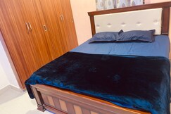 Address of Entire 1 BHK Apartment with AC and Amenities.
