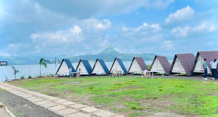 Pawna Lake Camping & Cottages, Lonavala Room Type - Triangle Tents