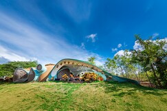 SaffronStays AsanjA Dragonfly -  Indias first earth sheltered home