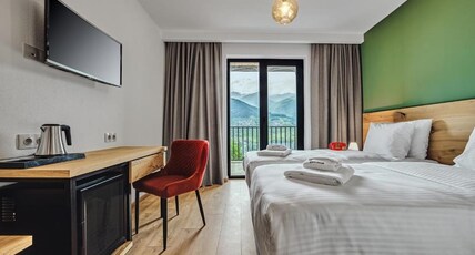 Intourist Kazbegi Room Type - Standard Double/Twin Room With Front View and Terrace